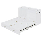Cama Murphy de tamaño completo con cajón, tomacorrientes, puertos USB y mecanismo de polea