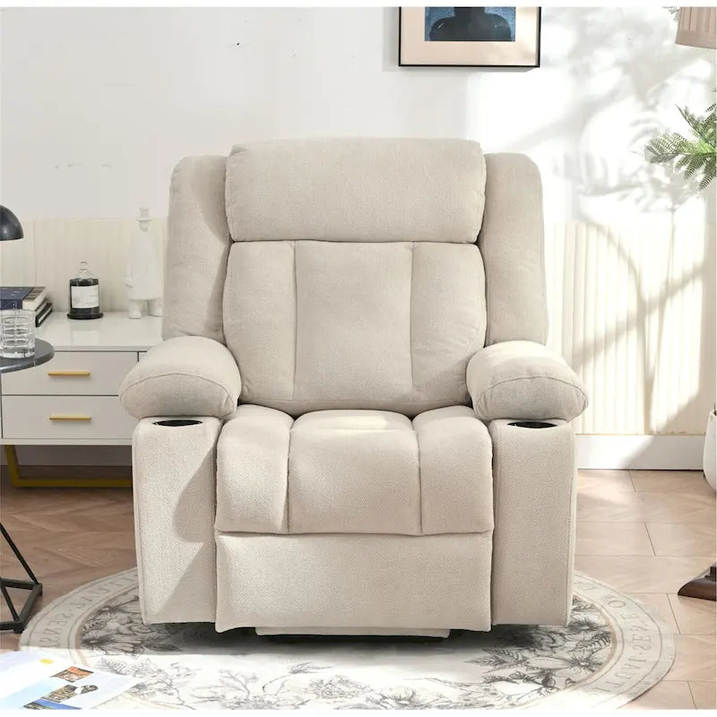 Sillón reclinable Power Lift con reposapiés extendido