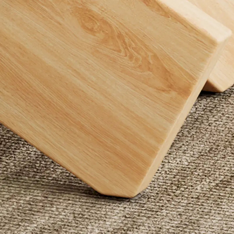 Mesa de centro redonda de cristal con tapa de vidrio templado y patas de MDF