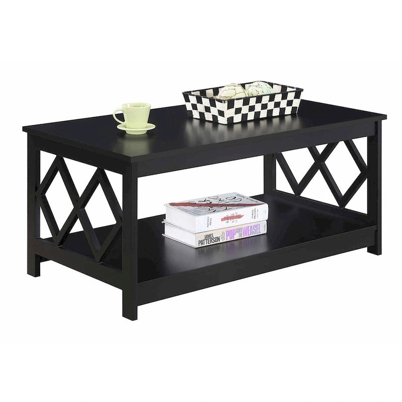 Mesa de centro Diamond con estante de Convenience Concepts