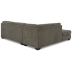 Sofá seccional de 2 piezas con chaise y función de cama