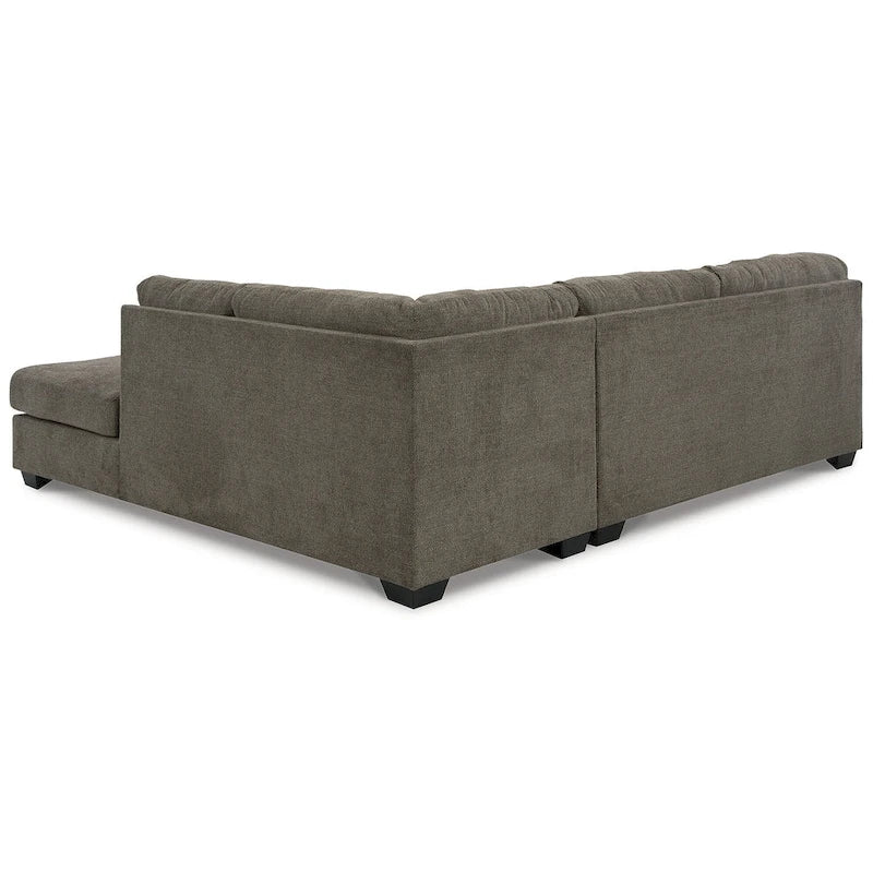 Sofá seccional de 2 piezas con chaise y función de cama