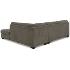 Sofá seccional de 2 piezas con chaise y función de cama