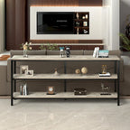 Mesa consola de 55" con estante de almacenamiento