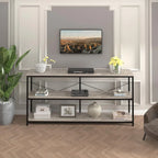 Mesa consola de 55" con estante de almacenamiento