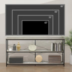 Mesa consola de 55" con estante de almacenamiento