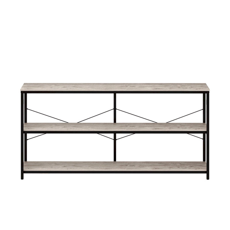 Mesa consola de 55" con estante de almacenamiento