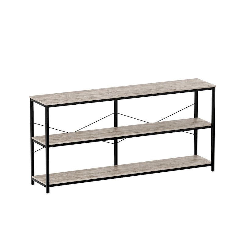 Mesa consola de 55" con estante de almacenamiento