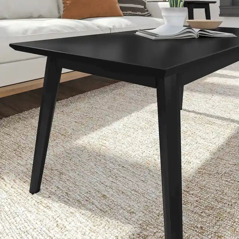 Mesa de centro rectangular de mediados de siglo - 101,6 cm