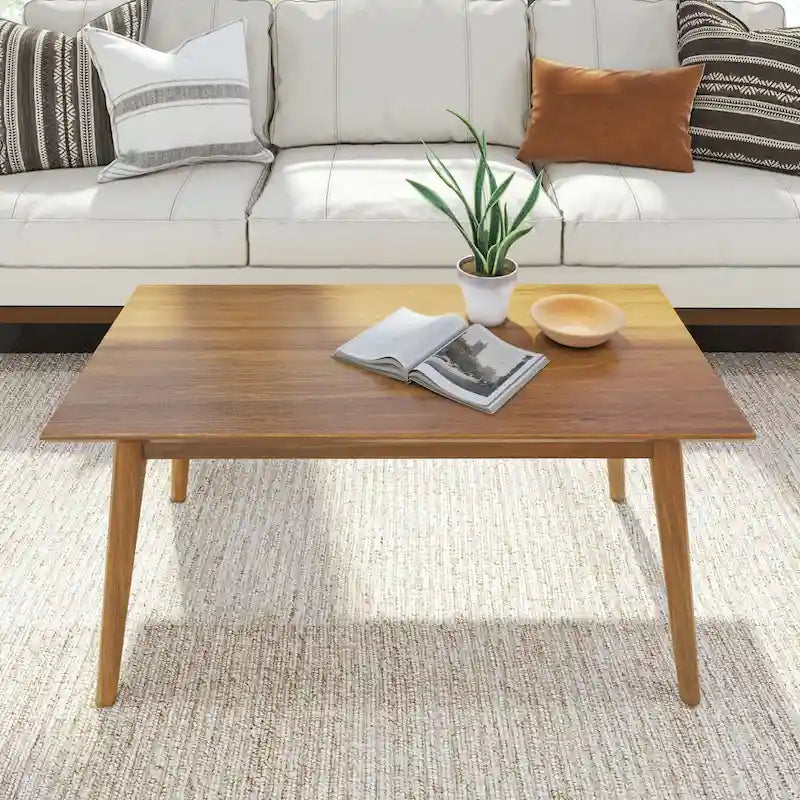 Mesa de centro rectangular de mediados de siglo - 101,6 cm