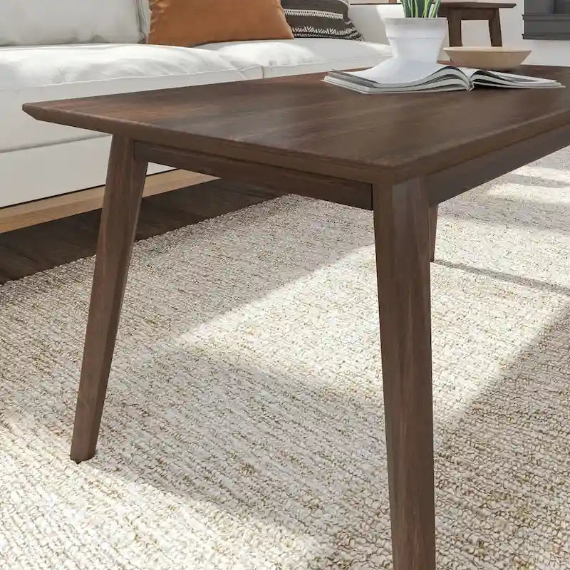 Mesa de centro rectangular de mediados de siglo - 101,6 cm
