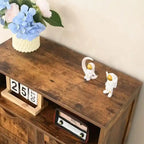 Armario de Almacenamiento de Suelo con 2 Puertas (30 cm Profundidad x 60 cm Ancho x 108 cm Altura)