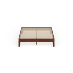 Cama de plataforma de tamaño completo de madera de 12 pulgadas