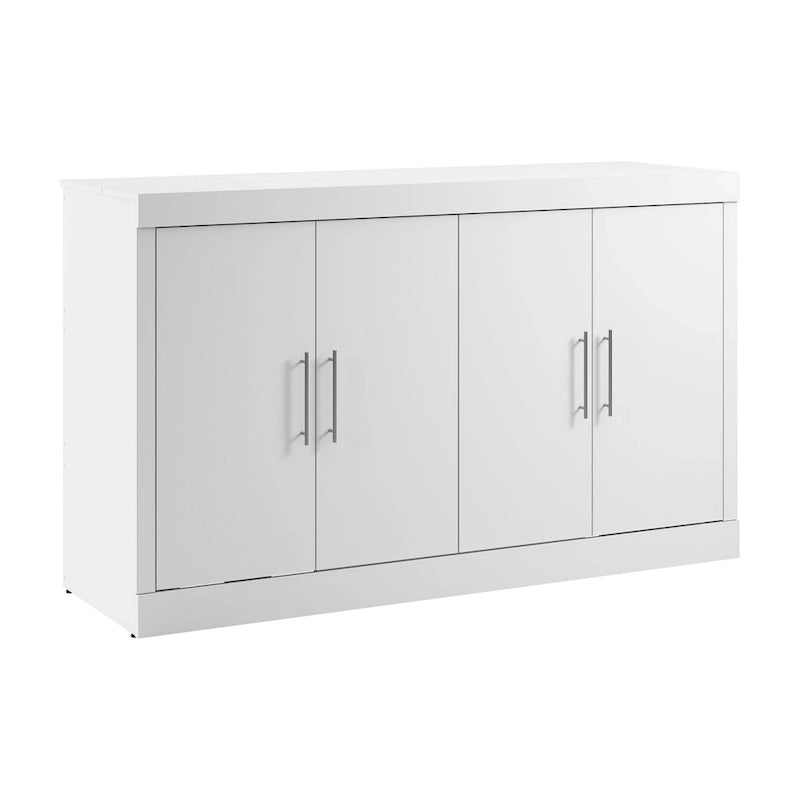 Cama tipo gabinete Queen de 75W con colchón