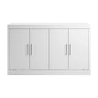 Cama tipo gabinete Queen de 75W con colchón