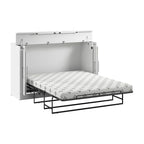 Cama tipo gabinete Queen de 75W con colchón