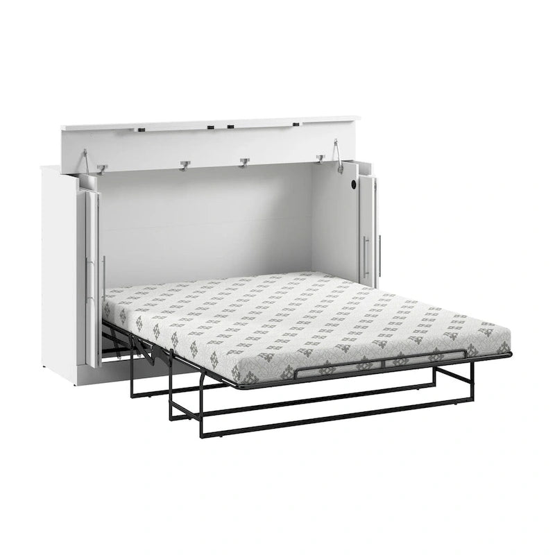 Cama tipo gabinete Queen de 75W con colchón