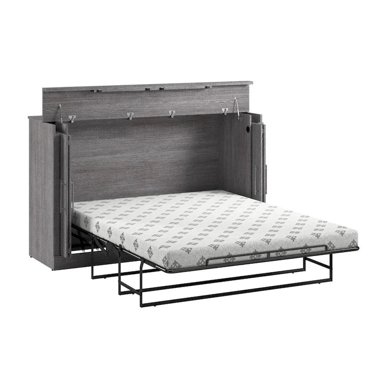 Cama tipo gabinete Queen de 75W con colchón